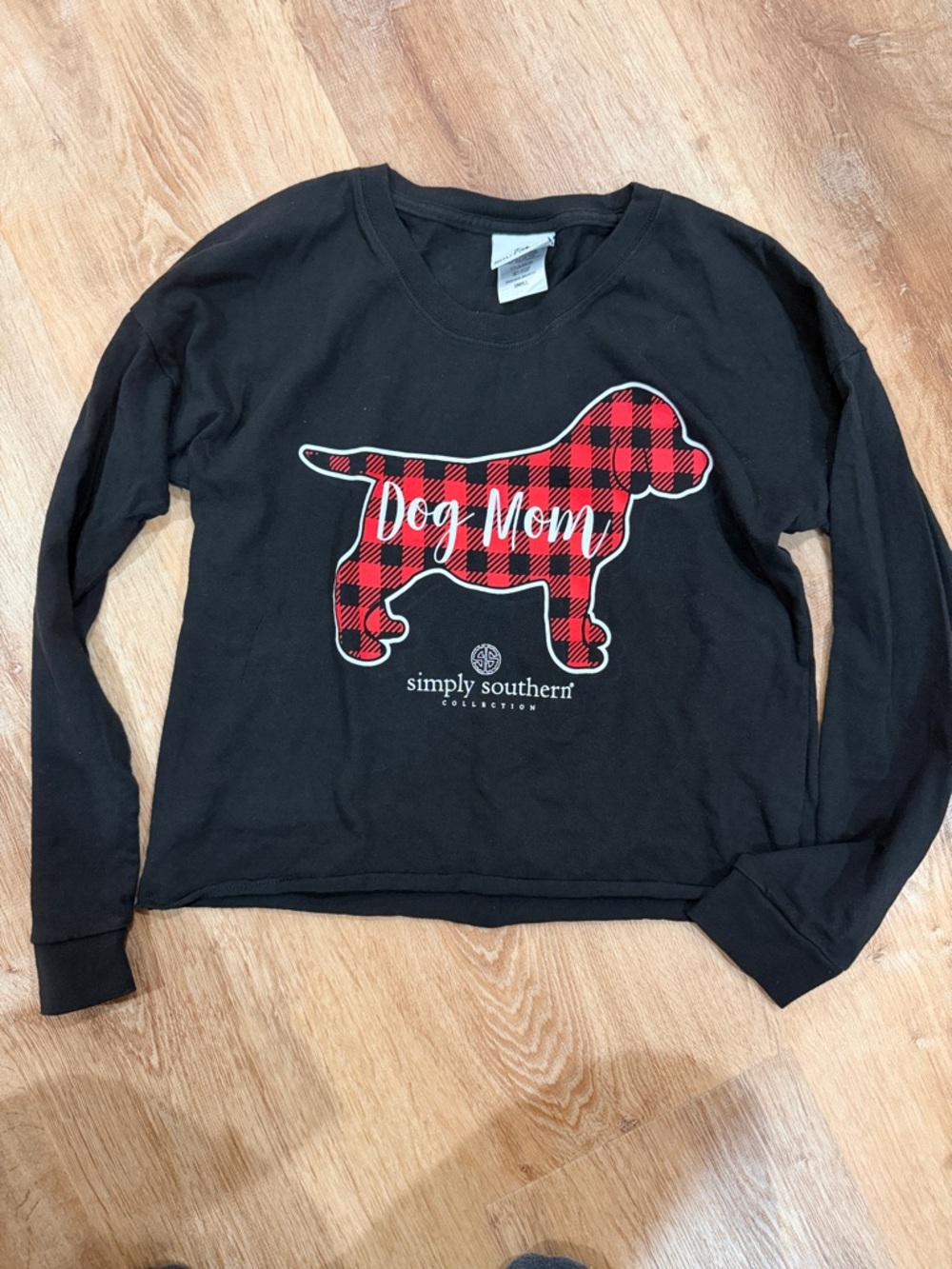 Simply Southern Black cotton long sleeve t shirt